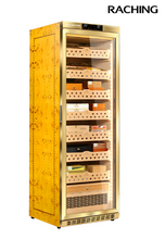 Load image into Gallery viewer, RACHING - MON3800A - Champagne Gold (1500 Cigars) | Precision Electronic Cigar Humidor