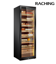 Load image into Gallery viewer, RACHING - MON3800A - Titanium Stainless Steel (370L) | Precision Electronic Cigar Humidor