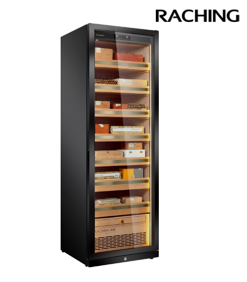 RACHING - MON3800A - Titanium Stainless Steel (370L) | Precision Electronic Cigar Humidor