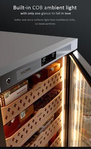 RACHING - CT48A - Stainless Steel (450L) | Climate Controlled Cigar Humidor