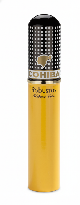 COHIBA - Robustos (Tubos) | Box of 15 (5x3's Pack)