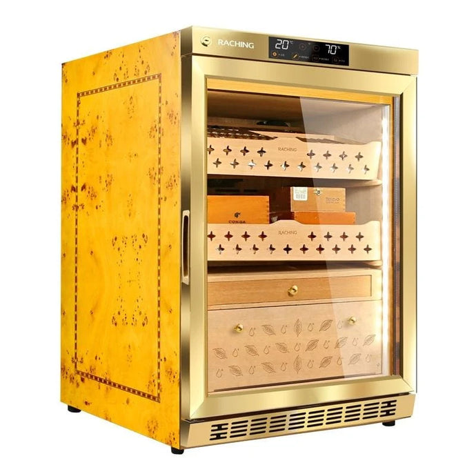 Raching MON800A – Precision Climate-Controlled Cigar Humidor Cabinet (Up to 350-400 Cigars)