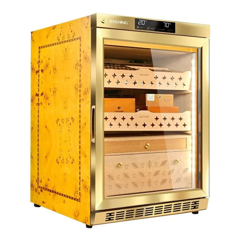 Raching MON800A – Precision Climate-Controlled Cigar Humidor Cabinet (Up to 350-400 Cigars)