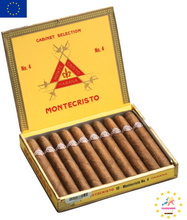 Load image into Gallery viewer, Montecristo No. 4 | Box of 10 Cuban Cigars (Dress Box)