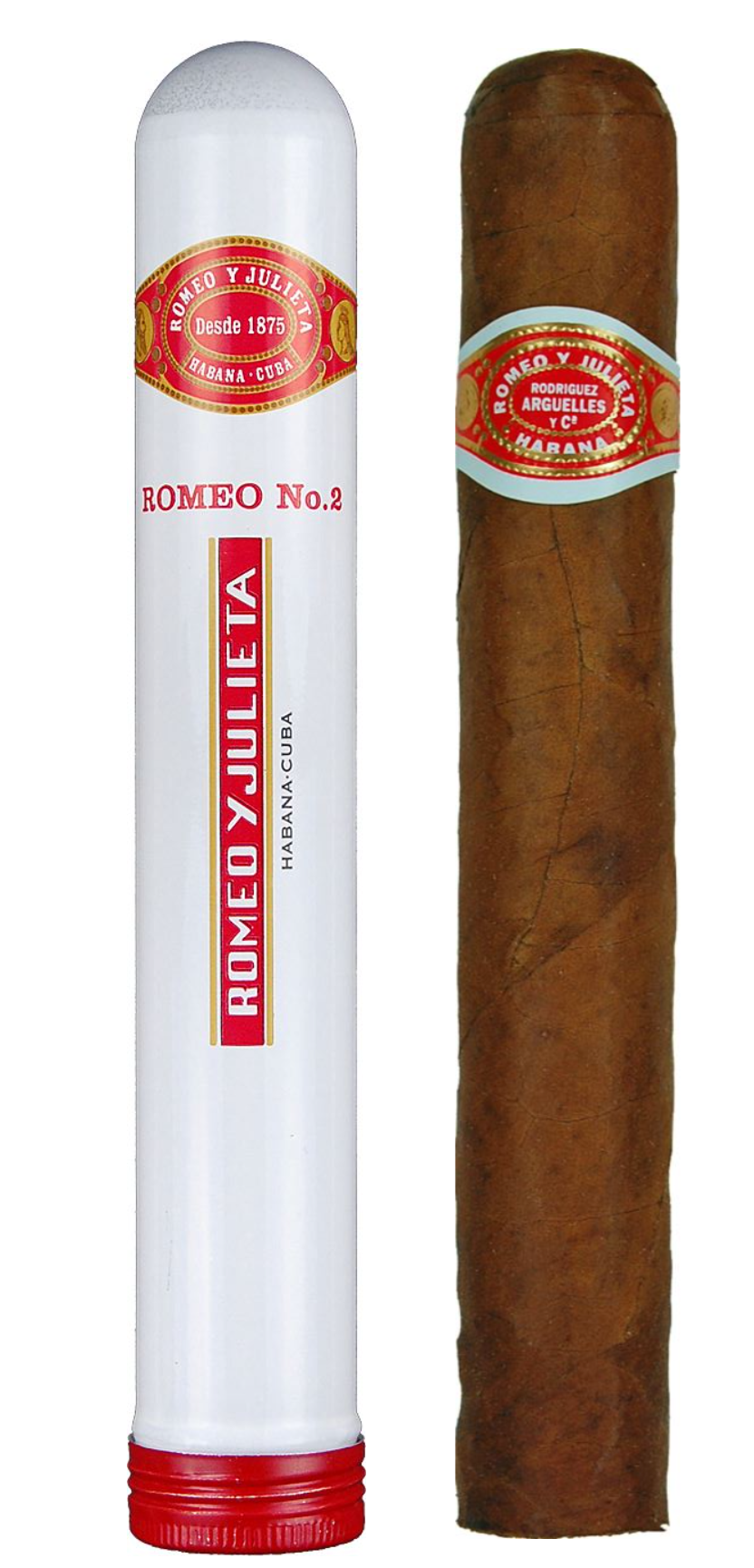 ROMEO Y JULIETA Romeo No. 2 (Tubos) | Pack of 5
