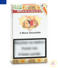 Load image into Gallery viewer, ROMEO Y JULIETA Short Churchills (Tubos) | Box 15 (Pack of 3)