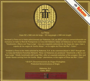 TRINIDAD LA TROVA (LCDH Exclusive) | Box of 12 (Semi Boîte Nature)